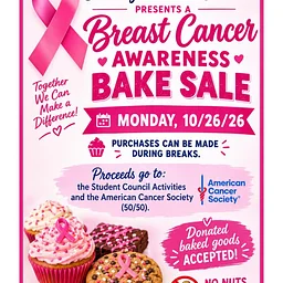 Think Pink Bake Sale (Medford Eve)