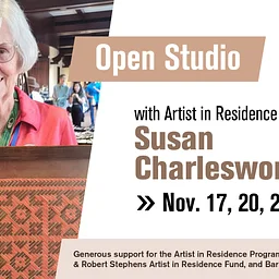 Artist in Residence: Open Studio with Susan Locke Charlesworth