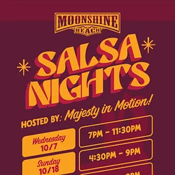 Salsa Night at Moonshine Beach