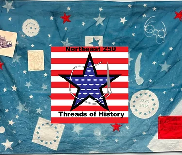 Cyanotype Flag Making for NE250