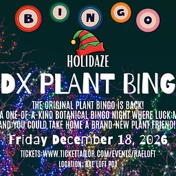 PDX Plant Bingo: Holidaze