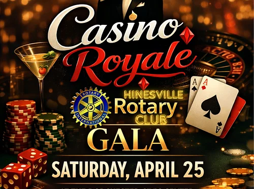 Save the Date – Casino Royale – Hinesville Rotary Club