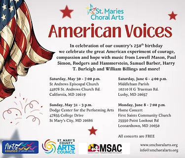 St. Maries Choral Arts 2026 Spring Concert