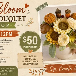 Fall in Bloom * A Wax Melt Workshop * October 17th