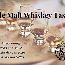 Single Malt Whiskey Tasting