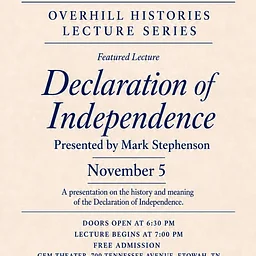 Gems of the Past: Mark Stephenson presenting on the Declaration of Independence