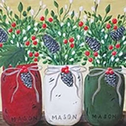 Mason Jars Canvas Class
