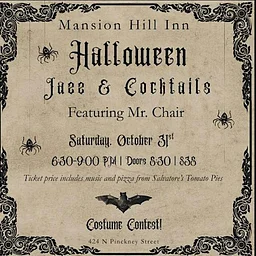 Halloween Jazz & Cocktails with Mr. Chair