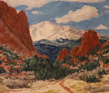 Pastel Landscape with a Watercolor Twist