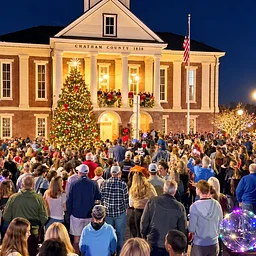 Tree Lighting in Downtown Pboro