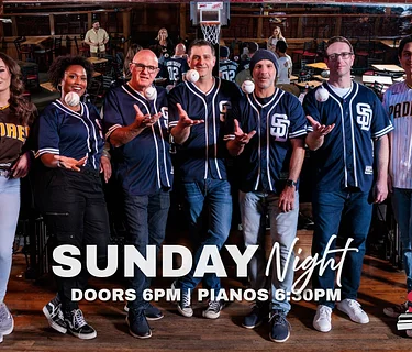 Dueling Pianos San Diego Sunday Night | Live Music at The Shout! House | Performers: Dave, Jeff, James, Zoey