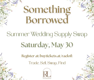 Something Borrowed: Wedding Supply Swap
