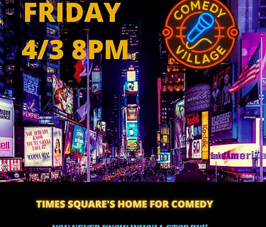 NYC Stand-Up | Fri, April 3rd @8 PM