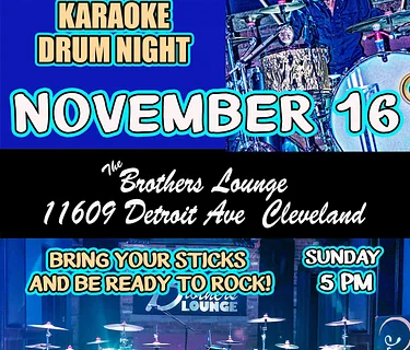 Drum Karaoke Hosted by Billy Coakley