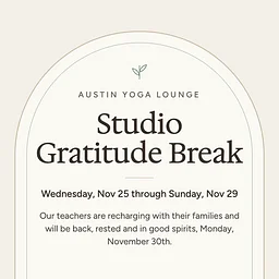 Studio Gratitude Break 🤍