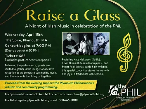 Raise a Glass: A Night of Irish Music in Celebration of the Phil (Plymouth)