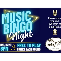 MUSIC BINGO NIGHT!