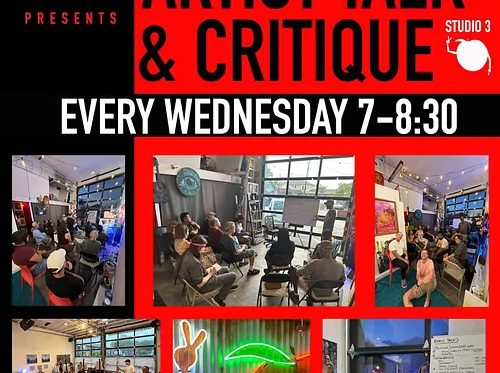 BRASS TACKS - ARTIST TALK & CRITIQUE (every Wednesday except holidays)