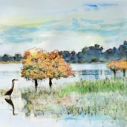 Exploring Watercolor Painting April