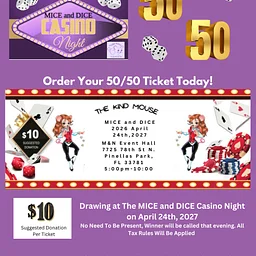 Mice and Dice 2027 50/50 Tickets