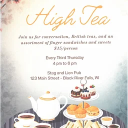 High Tea @ Stag & Lion Pub