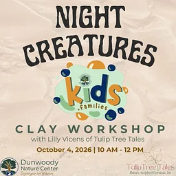 Children’s Clay Class : Night Creatures