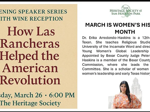 Evening Speaker Series and Wine Reception: Las Rancheras and the American Revolution