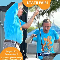 Glassblowing Demos & Shopping at the MN State Fair