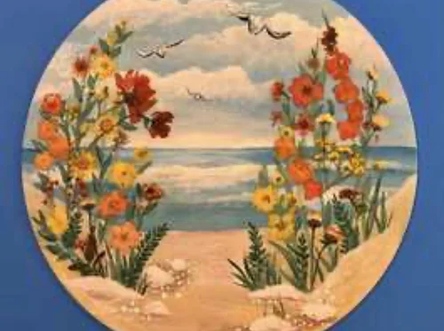 Paint & Sip: Beach w/Dried Flowers