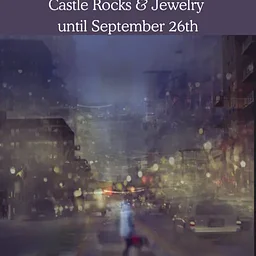 Art Exhibit at Castle Rocks & Jewelry featuring artist Marcy St. Laurent