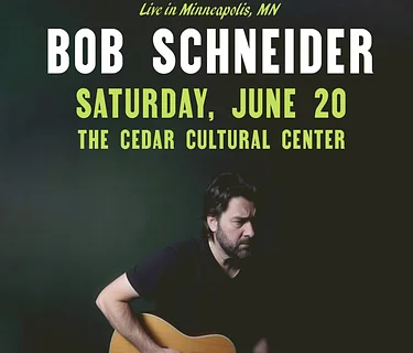First Avenue presents BOB SCHNEIDER