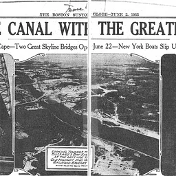 HISTORY ON TAP: CAPE COD CANAL