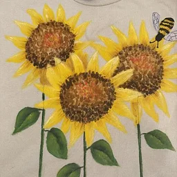 Acrylic Painting with Pat Smelkoff: Sunflower T-Shirt