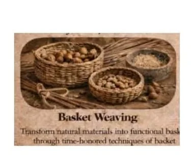 Historical Trades at the Inn - Basket Weaving