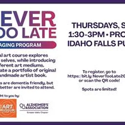 Never Too Late – A Creative Aging Program