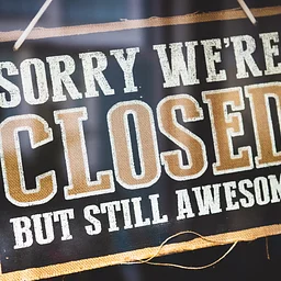 Closing early for Staff Holiday Party