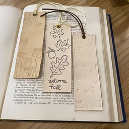 DIY Leather Bookmarks