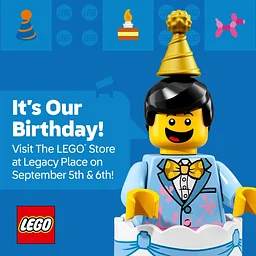 The LEGO store is turning 1!