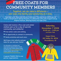 Rhode Island | Free Coats for Community Members