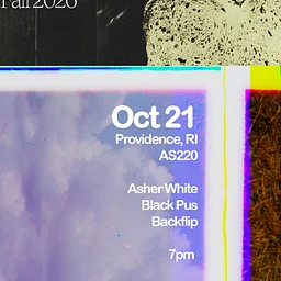 Asher White + Black Pus + Backflip