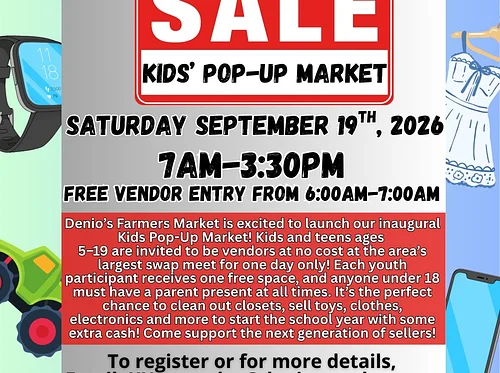 Kids’ Pop-Up Market