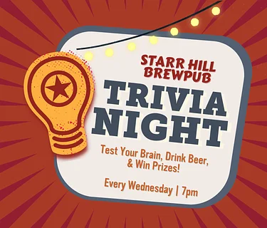 Starr Hill Brewpub Weekly Trivia!