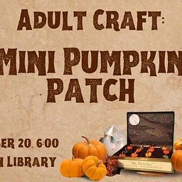 Adult Craft: Mini Pumpkin Patch