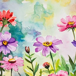 W-PT802 MORE Watercolor Garden with Margot Griffin