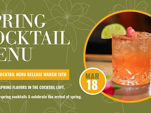 Spring Cocktail Menu Release