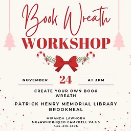 Book Wreath Workshop @ PHML