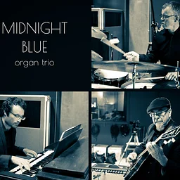 Midnight blue organ trio