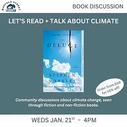 LET’S READ + TALK ABOUT CLIMATE – CLIMATE LIT DISCUSSION GROUP