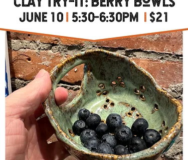 Clay Try It: Pinch Pot Berry Bowls