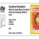 Offsite Book Talk with Caroline Chambers